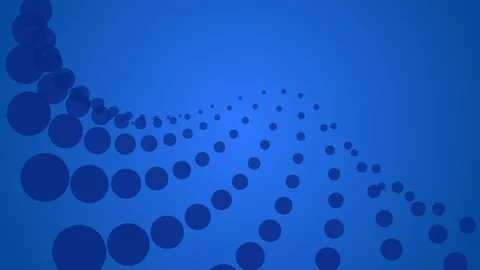 Blue dots in motion Stock Footage 123729365