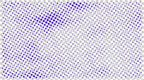 Blue dots pattern on white background Stock Illustration
