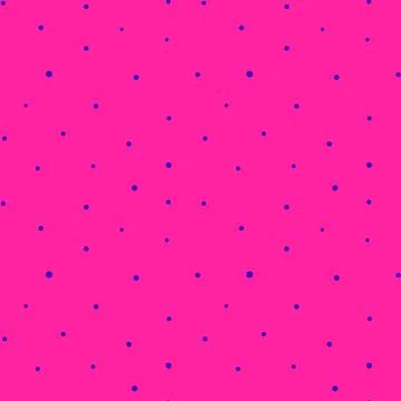 Blue dots on pink background. Vector illustration Stock Illustration