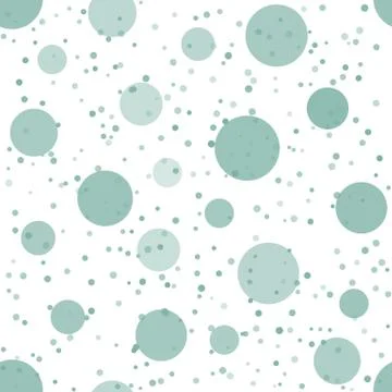 Blue dots on a white background - seamless pattern Stock Illustration