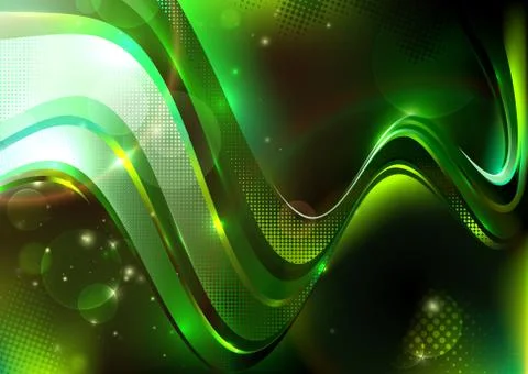 Blue dotted composition Stock Illustration