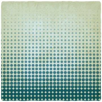 Blue dotted old background Stock Illustration
