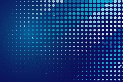 Blue dotted pattern background with abstract design Stock Photos