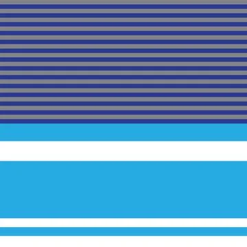 Blue Double Striped seamless pattern design Illustrazione stock