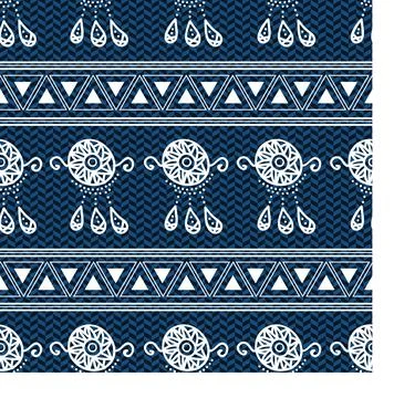 Blue Dream Catcher Background 스톡 일러스트