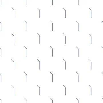 Blue drinking straws pattern for beverage backgrounds Stock Illustration