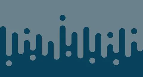 Blue Drip Abstract Pattern Stock Illustration