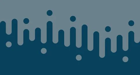 Blue Drip Abstract Pattern Stock-Illustration