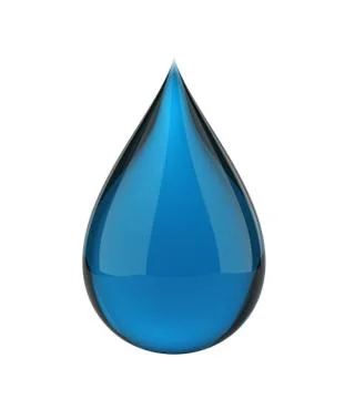 Blue drop Stock Illustration