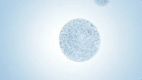 Blue drop with tiny transparent bubbles is dripped from dropper 库存影片 157661036