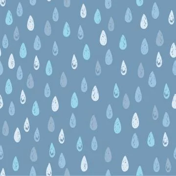 Blue drops background. Stock Illustration