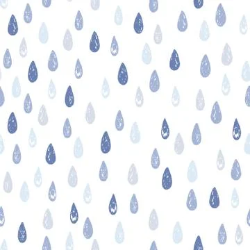 Blue drops background. Stock Illustration
