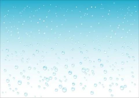 Blue drops falll background Stock Illustration