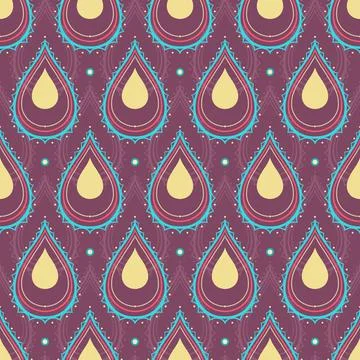 Blue drops Stock Illustration