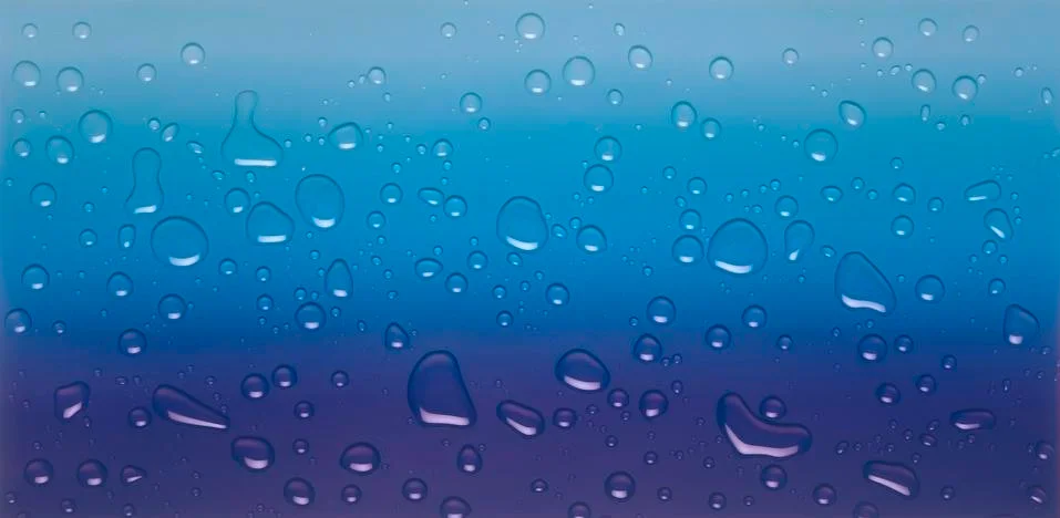 Blue drops Stock Photos