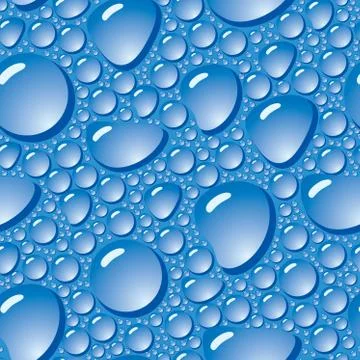 Blue drops. Seamless background 스톡 일러스트