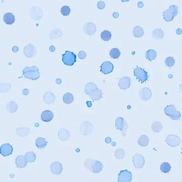 Blue drops seamless pattern 스톡 사진