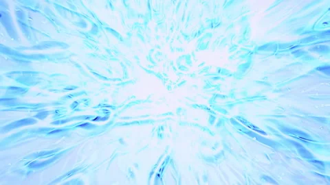 Blue drops of water spread over the surface. Stock-Footage 134082192