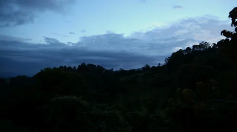 Blue Dusk Stock Footage 28520949