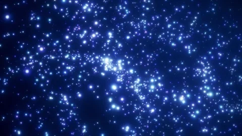 Blue dust effect Video stock 296516617