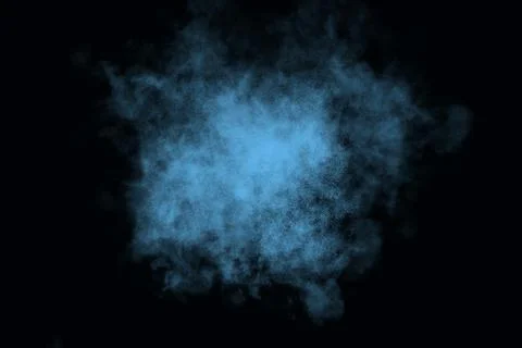 Blue dust explosion template texture background Stock Illustration