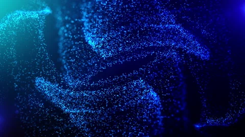 Blue Dust Stock Footage 194799972