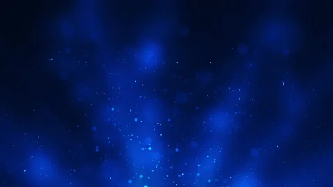 Blue Dust Particle Abstract Background. 4K Video Looped Video stock 201709284
