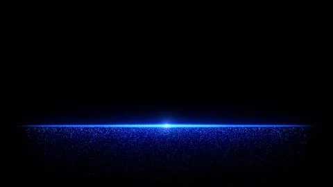 Blue dust particle Stock Illustration