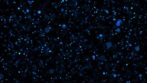 Blue dust particles overlay, slowly floa... | Stock Video | Pond5