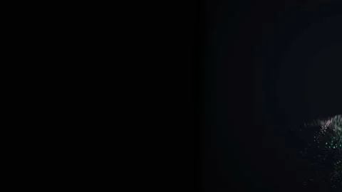 Blue dust splashes on the black background. Stock Footage 131161603