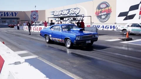 Blue Duster Launch Video stock 55385000