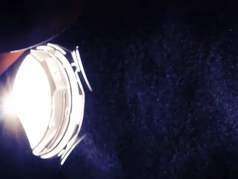 Blue Dusty Light Particles Stock Footage 73617382