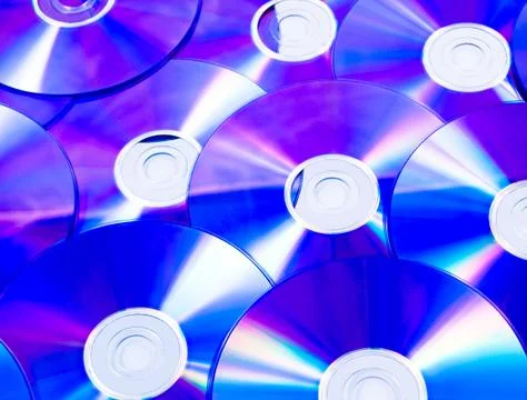 Blue dvd background Stock-Fotos