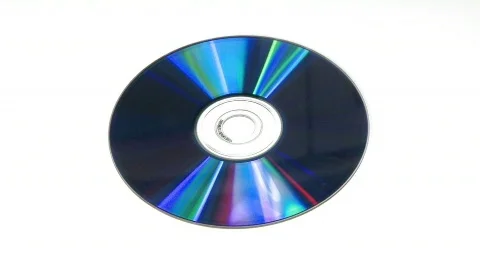 Blue DVD rotating Stock Footage 282702