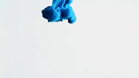 Blue dye in the water Video stock 84886973