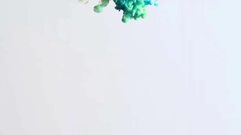 Blue dye in the water. Stock-Footage 84995415
