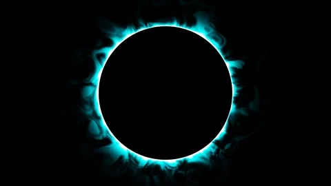Blue dying sun animation Stock Footage 170838792