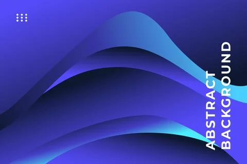 Blue Dynamic Abstract Background Design With a Vibrant Color Palette Stock Illustration