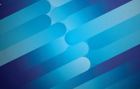 Blue Dynamic Geometric Background Unique Shape Composition Stockillustratie