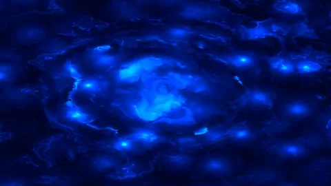 Blue Dynamic Science Reactions Loop Animation Stock Footage 301612571