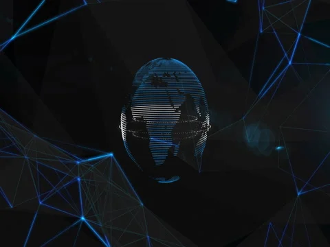 Blue Earth Background Stock Footage 70874044