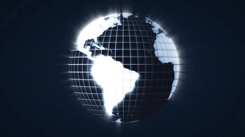 Blue Earth Loop HD Stock Footage 1076323