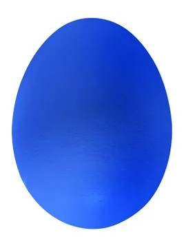 Blue Easter Egg Stock Illustration