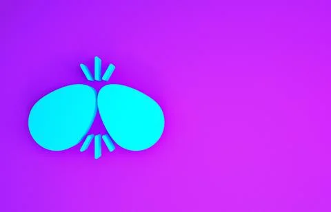 Blue Easter eggs icon isolated on purple background. Two eggs cracking each o イラスト素材