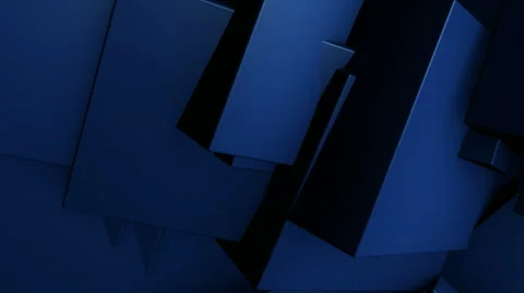 Blue edge wave Stock Footage 54822158