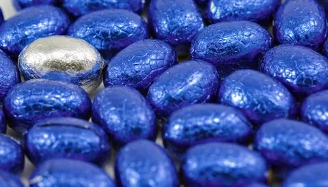 Blue eggs Stock Photos