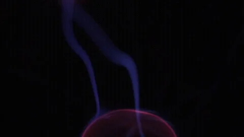 Blue Electric Currents Background Stock Footage 76535024