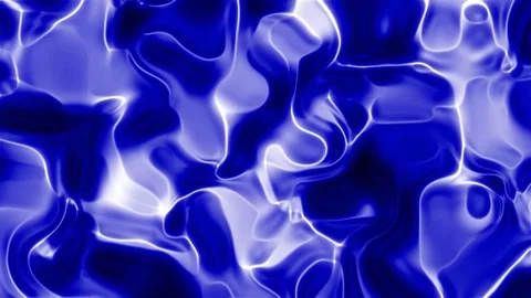 Blue Electric Plasma Liquid Motion Background Animation Stock Footage 344963432