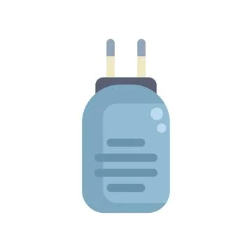 Blue electric plug being plugged into a socket providing electricity Stock Illustration