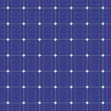 Blue electric solar panel seamless pattern. Vector イラスト素材